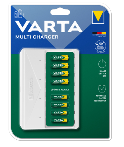 Caricabatterie Varta 57659101401 MULTI CHARGER Bianco Bianco