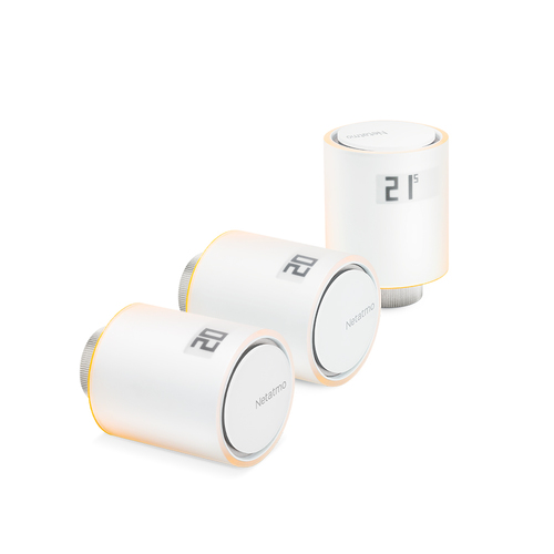 Valvola termostatica SMART Netatmo NBU-NAV-EU Pack 3 aggiuntive White
