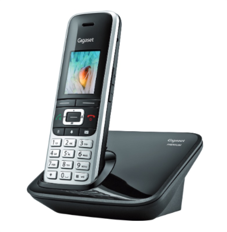 Cordless Gigaset S30852 H2605 R111 PREMIUM 100 Silver e Black Silver e