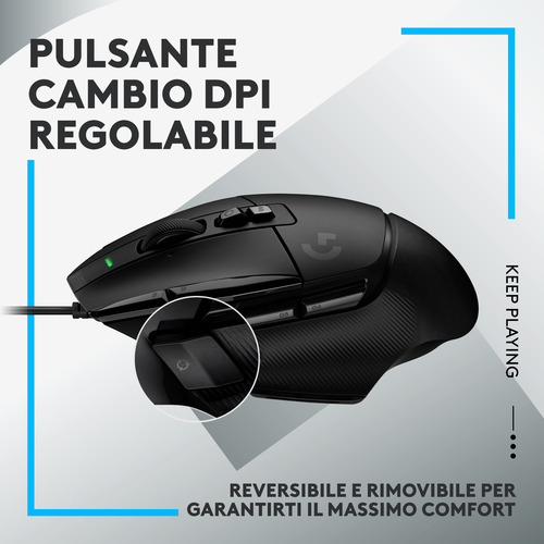 Mouse Logitech 910 006139 G SERIES G502 X Wired Black Black