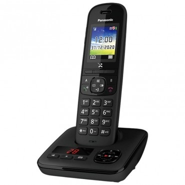 Cordless Panasonic KX TGH720JTB Dect Black Black