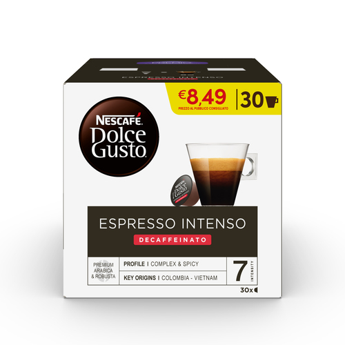 Capsule Nescafè 12523857 DOLCE GUSTO Espresso Intenso Decaffeinato