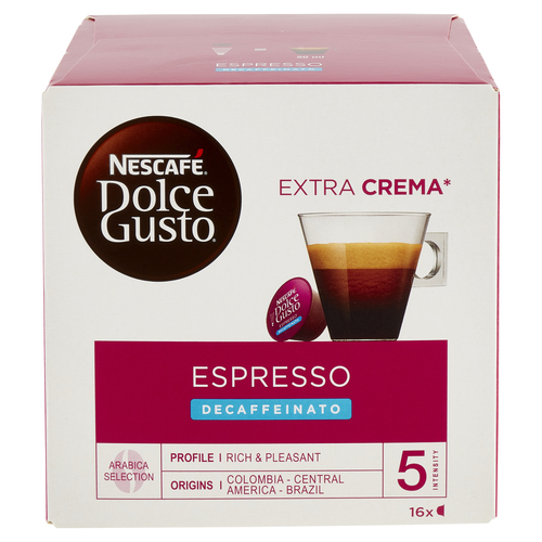 Capsule Nescafè 12523866 DOLCE GUSTO Esspresso Decaffeinato