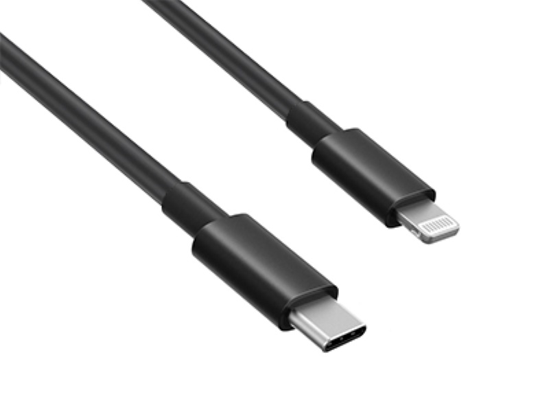 Cavo USB C Hamlet XCUC LGT150 CHARGING DATA CABLE Lightning Black Blac