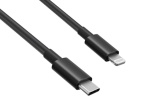HAMLET - Cavo USB C Hamlet XCUC LGT150 CHARGING DATA CABLE Lightning Black Blac