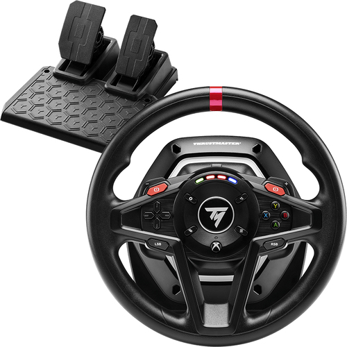 Volante e pedaliera simulatore guida Thrustmaster 4460184 T128 Black