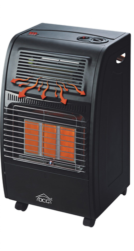 Stufa gas Dcg GH09 Infrarossi Black