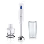 BRAUN - Braun MultiQuick 1 MQ10.2001M, Frullatore per cottura, 450 W, Bianco
