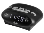 TREVI - Trevi RC 821 D, Sveglia digitale, Ovale, Nero, PLL, 87,5 - 108 MHz, Radio/Cicalino