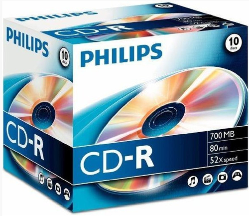Supporti registrabili Philips CR7D5NJ10 00 52X