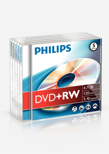 Philips Jewel case Supporti registrabili Philips DW4S4J05F/10 Jewel case