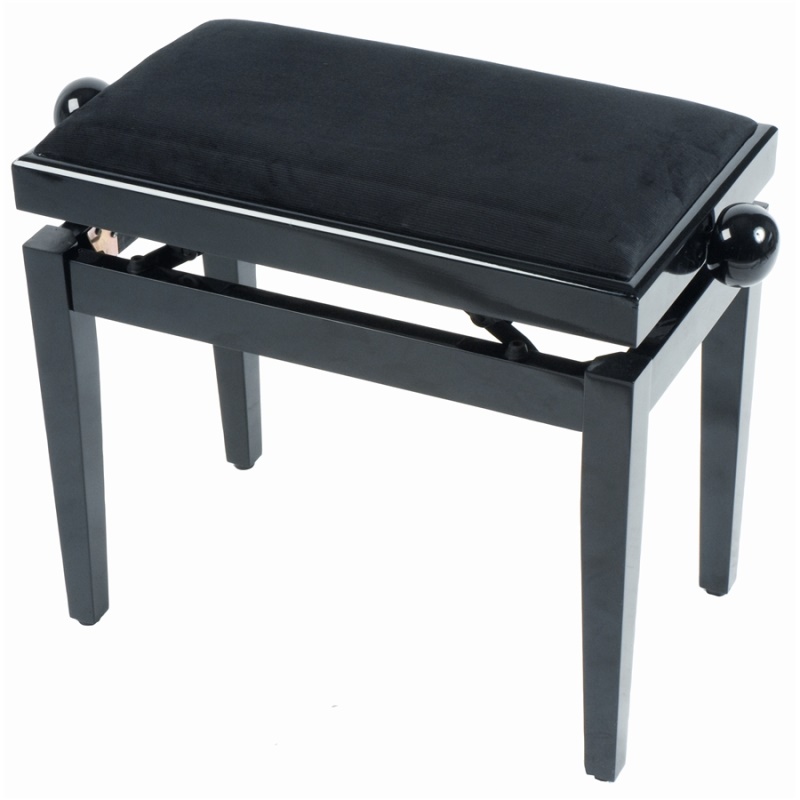 Panca pianoforte Quiklok 10 00902 Pb010Bk Nero laccato