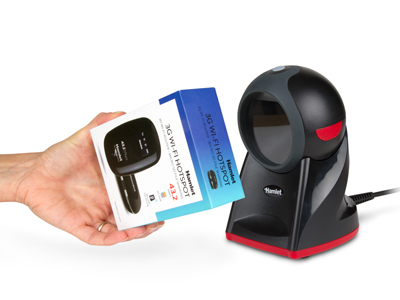 Lettore barcode Hamlet HBCS 2D360 Lettura a 360 Gradi per Codici Qr e 