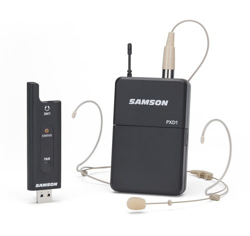 Kit microfono Samson SWXPD2BDE5 XPD2 SERIES Headset Black e Beige