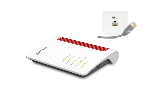Avm 7530AX (International) Modem router Avm 20002944 FRITZ!BOX 7530AX (International) White e Red