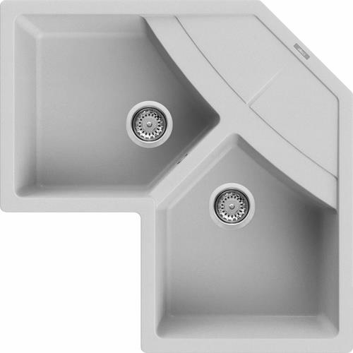 Lavello Elleci LMUCOR79 UNICO CORNER Angolare Aluminium