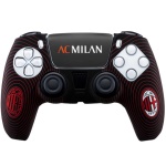 Qubick - Cover gamepad Qubick ACP50011 PLAYSTATION 5 Ac Milan + Sticker Red e B