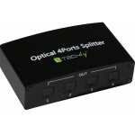 Techly - Splitter audio Techly 025855 Idata Tos Sp4 Nero