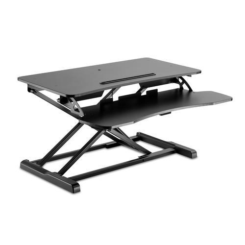 Supporto monitor scrivania V7 DT2SSB 1E Sit Stand Essential Black