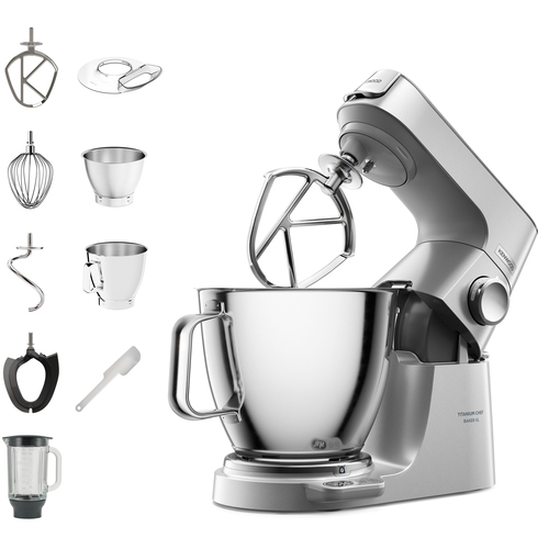 Kenwood Titanium Chef Baker XL KVL85124SI Impastatrice Pplanetaria 1200W