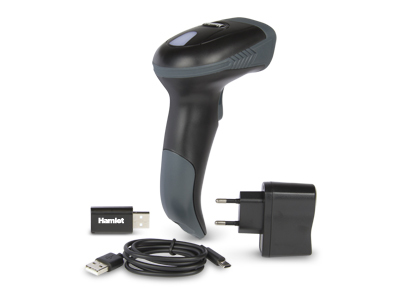 Lettore barcode Hamlet HBCS 2D110W Industrial 2D Imager Wireless Black