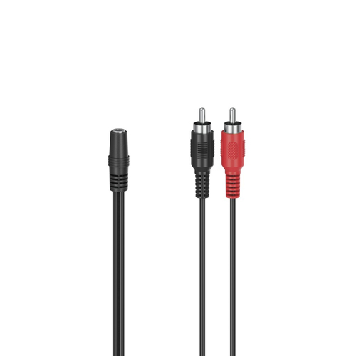 Cavo Jack 3.5 Hama 00205186 Rca Plugs Nero Nero