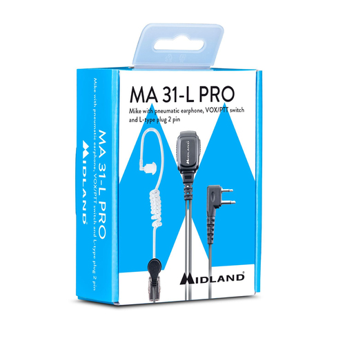 Ricetrasmittente auricolare Midland C1497 MA SERIES Ma31 L Pro