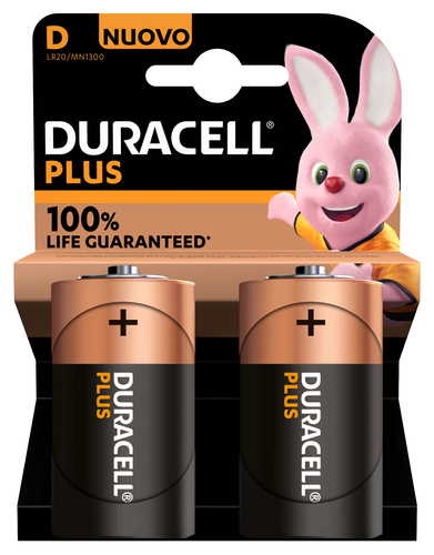 Batteria Torcia D Duracell DU0401 PLUS