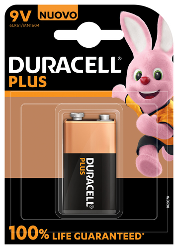 Batteria Transistor 9V Duracell DU0503 PLUS