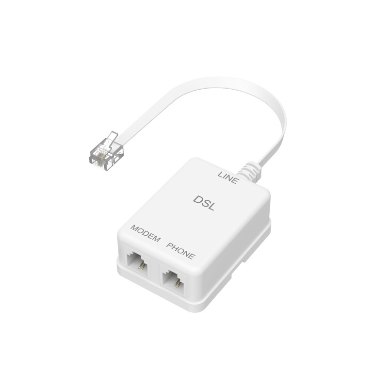 Filtro ADSL Hama 00201161 Rj11 White White