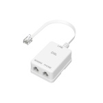 Hama - Filtro ADSL Hama 00201161 Rj11 White White