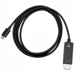 V7 - Cavo adattatore V7 V7USBCDP14 2M Video Type C Displayport 8K Black Bla