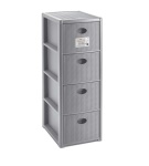 Stefanplast - Cassettiera Stefanplast 30306 ELEGANCE Slim Grigio