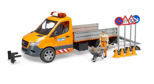 Modellino automezzo Bruder 02677 MERCEDES SPRINTER Veicolo Comunale co