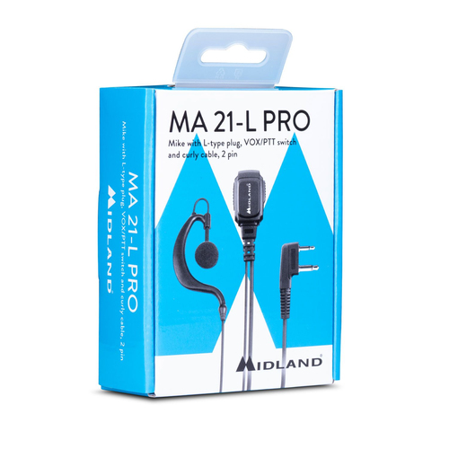 Ricetrasmittente microfono Midland C1496 MA SERIES Ma21 L Pro Black