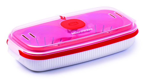 Contenitore alimenti Snips 000848 TEMPO ZERO Cuoci Omelette Bianco e R