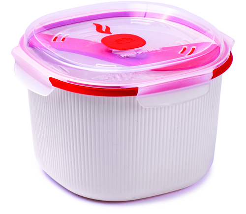 Contenitore alimenti Snips 000849 TEMPO ZERO Cuoci Riso Bianco e Rosso
