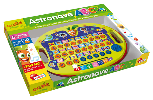 Gioco educativo Lisciani 95063 CAROTINA Astronave ABC
