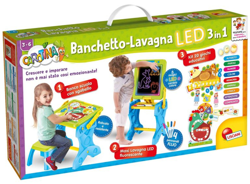 Gioco educativo Lisciani 97142 CAROTINA Banchetto Led 3 in 1