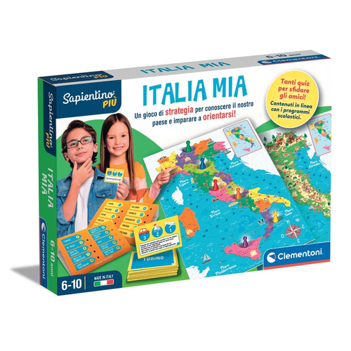 Clementoni Italia Mia Gioco educativo Clementoni 16417 SAPIENTINO Italia Mia