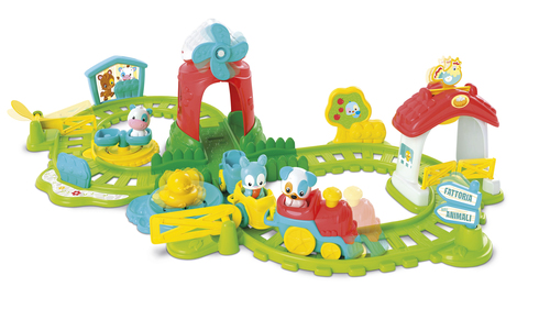 Playset pista Trenino della Fattoria Clementoni 17756 BABY