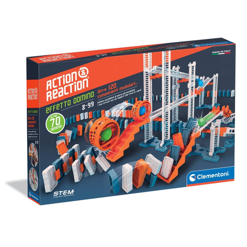 Playset pista Domino Effect Clementoni 19261 AZIONE E REAZIONE