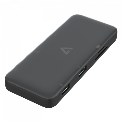 HUB V7 UCMINIDOCKDUAL PT Mini Dock Dual Display 4K Black Black