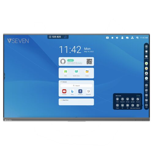 Display professionale V7 IFP7502 V7PRO INTERACTIVE FLAT PANEL 4K Uhd N