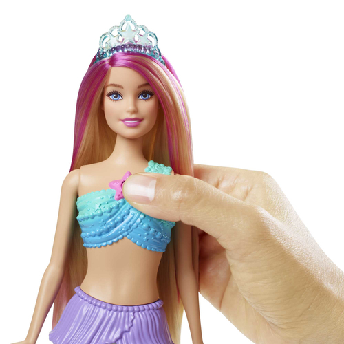 Bambola Mattel HDJ36 BARBIE Sirena Luci Scintillanti Dreamtopia