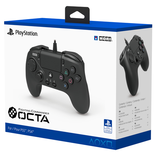 Gamepad Hori SPF 023U MULTIPIATTAFORMA Fighting Commander Octa Black B