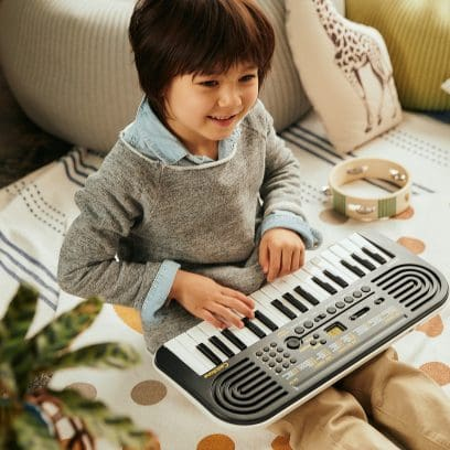Tastiera musicale Casio MINI Sa 51 Nero e Bianco
