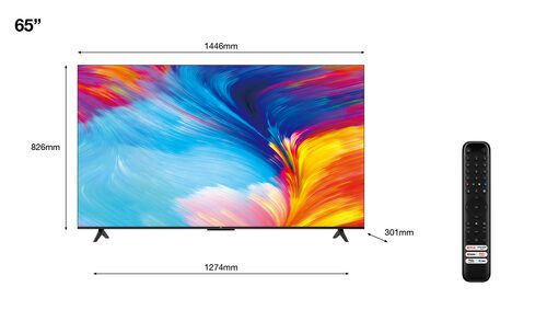 Tv Tcl 65P635 P63 SERIES Smart TV 4K UHD Black