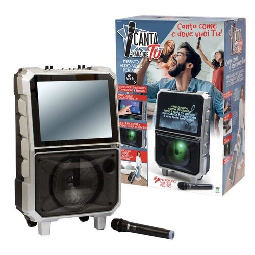 Karaoke Giochi Preziosi CTC06000 CANTA TU Trolley con Microfono Wirele