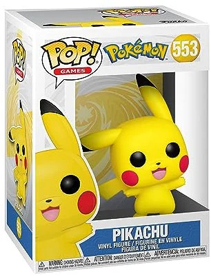 Personaggio collezione Funko 43263 POP GAMES Pokemon Pikachu 553